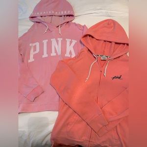 Bundle of PINK hoodies